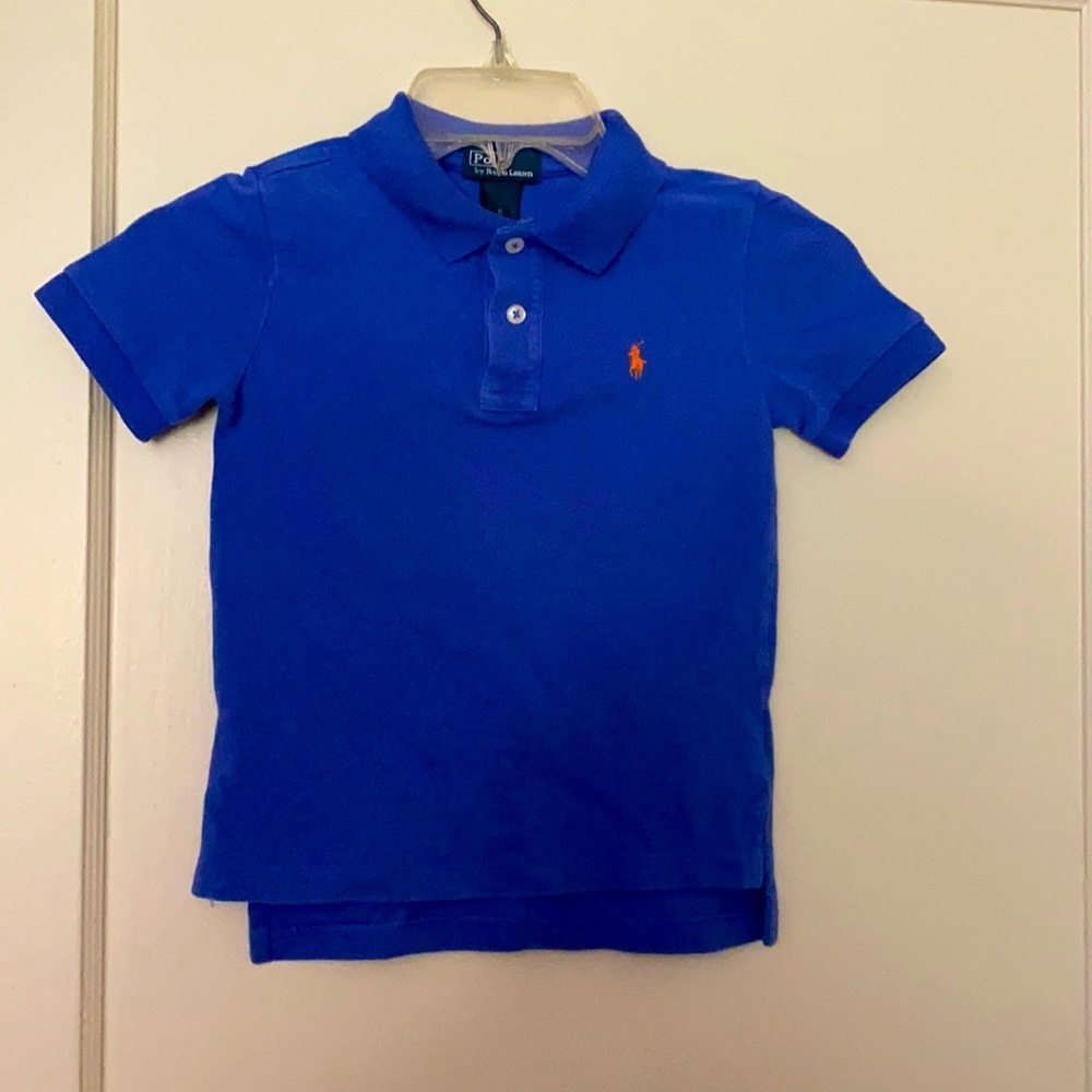 Polo kids blue polo size: 6